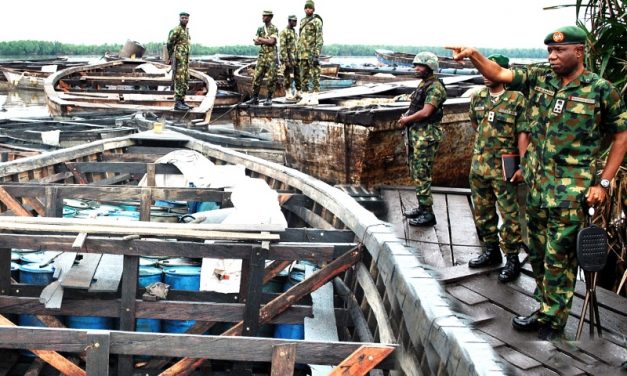Nigerian Military Deactivates Over 70 Illegal Refineries in Two Weeks